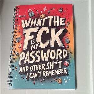 Passwords & Other Stuff Notebook-NEW